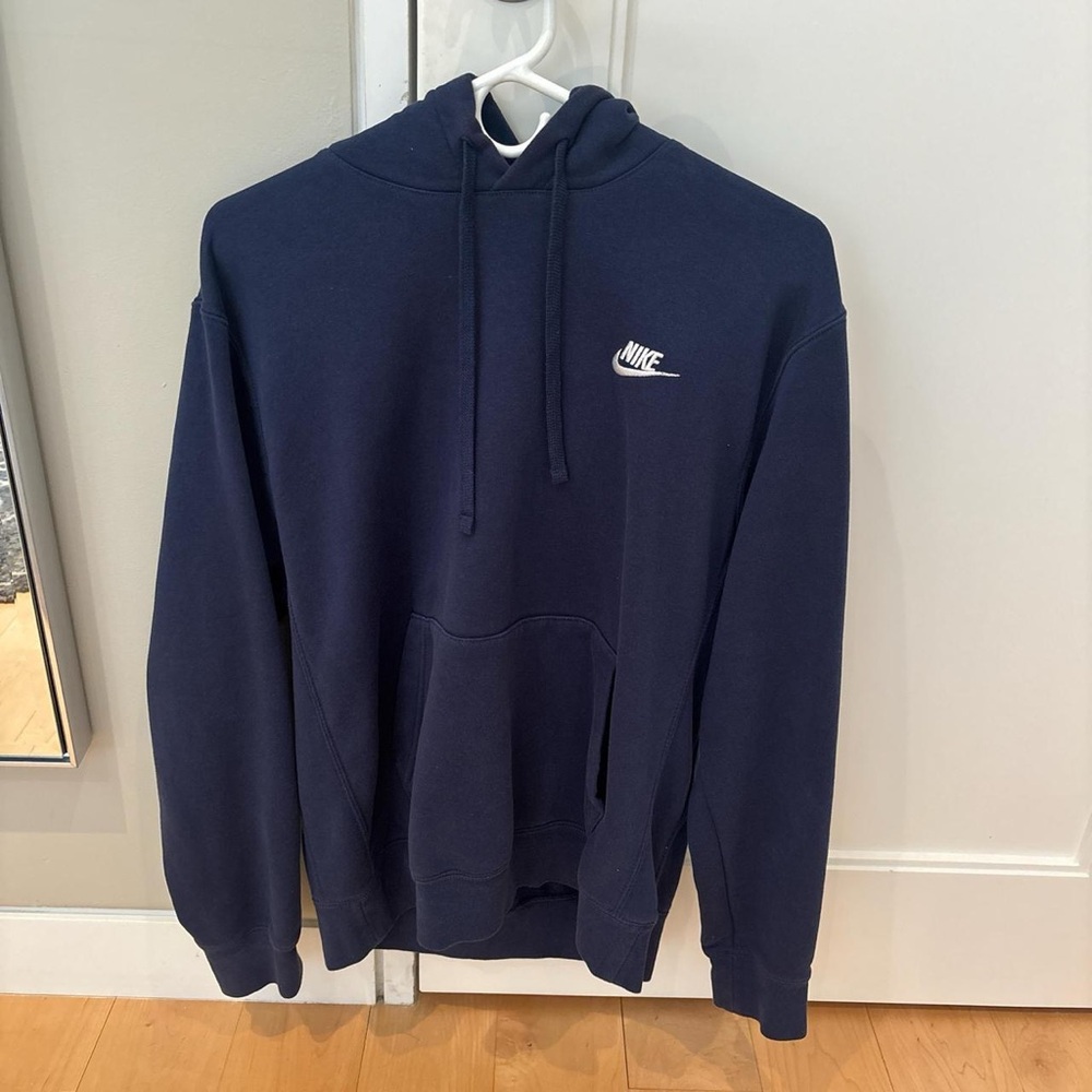 Nike Men's Dark Blue Hoodie